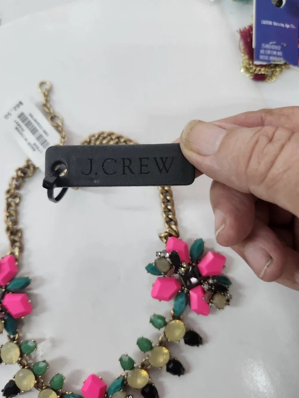 J Crew colorful statement necklace NWT